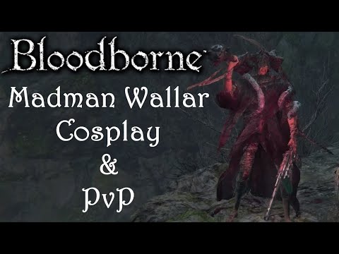 Bloodborne Madman Wallar cosplay and PvP