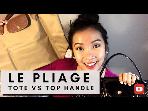 LONGCHAMP LE PLIAGE | COMPARAÇÃO | TOTE VS TOPHANDLE | GRANDE VS MÉDIO