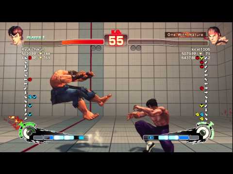 Ryukichikun [Fei Long] vs. kicel1006 [Ryu] | SSF4 AE