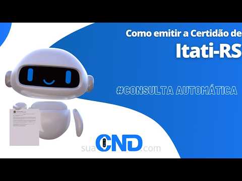 Como emitir a certidão negativa de Itati-RS  em apenas 2 minuto! :)
