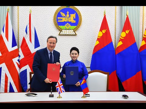 英国外交大臣访蒙