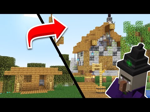 Access Gaming - I gave the Minecraft Witch Hut an Update (Witch Hut Transformation)