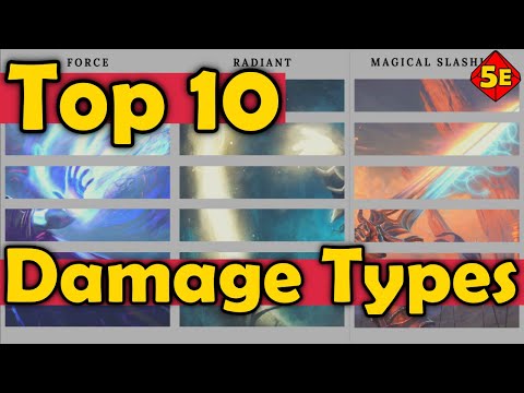 Top 10 Best Types of Damage To Deal in DnD 5e