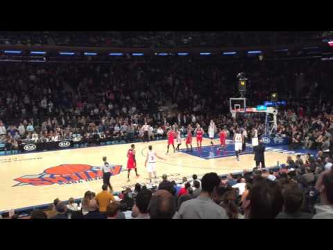 Knicks vs Wizards 2/9/16 Galloways Clutch 3 and missed 3