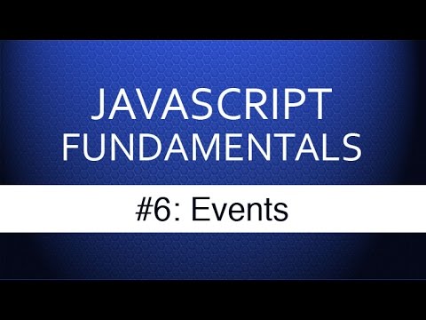 Javascript Events Tutorial How Web Developers Respond to User Input