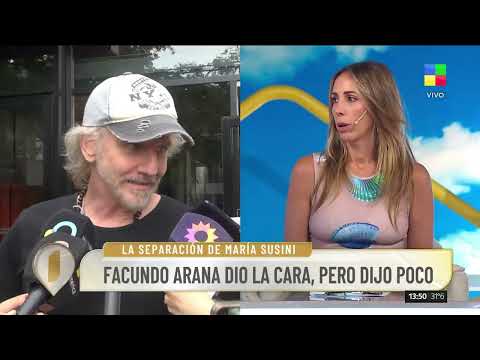 🗣️ FACUNDO ARANA HABLÓ DE SU SEPARACIÓN DE MARÍA SUSINI: "NO ME PREGUNTEN MÁS NADA"