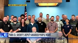 Park County sheriff's deputy awarded Purple Heart medal