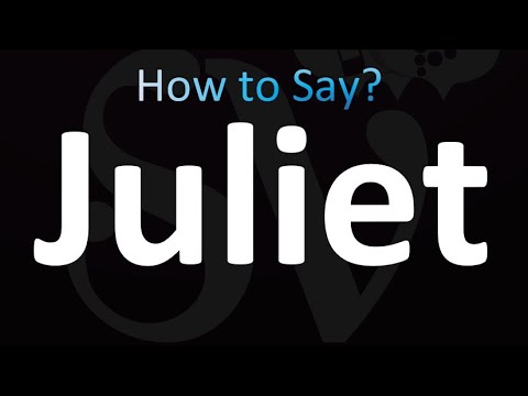 How to Pronounce Juliet (correctly!)