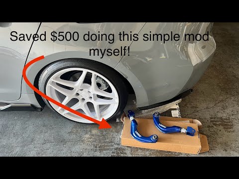 E210 Corolla Camber Arm In-Depth Install Guide [Megan Racing/Godspeed] on my Corolla APEX