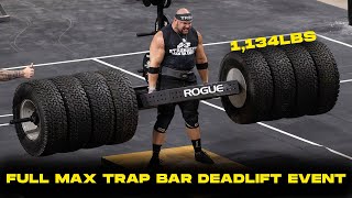 2025 STRONGEST MAN ON EARTH FULL MAX TRAP BAR DEADLIFT EVENT
