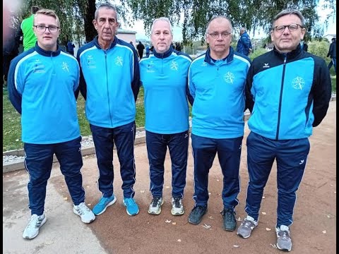 1/2 finale Championnat de FRANCE Quadrette à Dardilly Huin VS Casanova