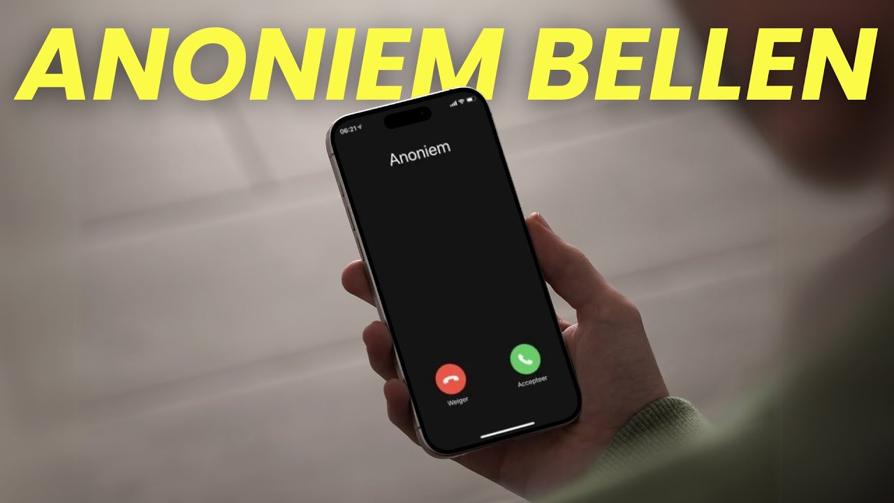 Anoniem bellen door je telefoonnummer te verbergen
