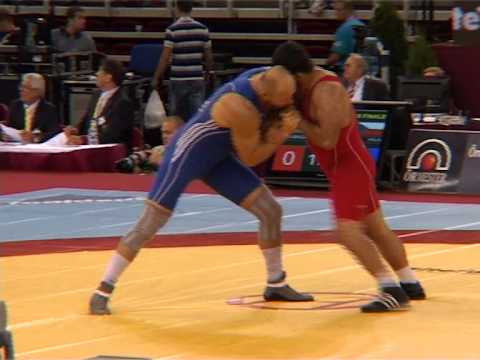 SWWC2013 / Shalva GADABADZE - David Vala (CZE) - GR 96 kg, 1/16 final match