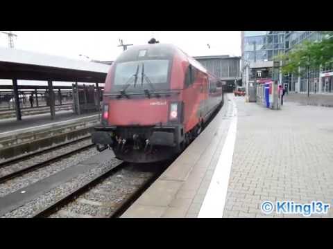 Züge in München Hauptbahnhof - Munich Central Station
