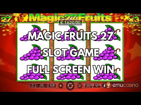 Full Screen Combos + Crazy Wilds! Taste These WINS In Magic Fruits 27 | EmuCasino