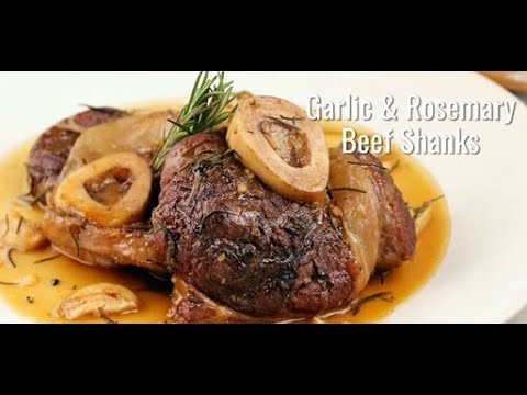 Ketogenic Kitchen - Keto Garlic & Rosemary Beef Shanks...
