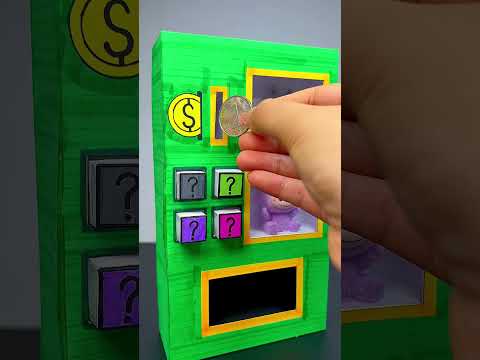 Diy Paper Vending Machine _ Paper Art Creativity #Shorts #Papercraft