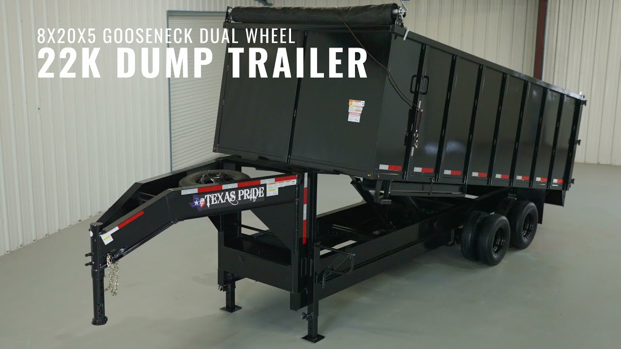 New 2024 Texas Pride 22K Lb Gvwr Goosneck Dump Trailer For Sale in
