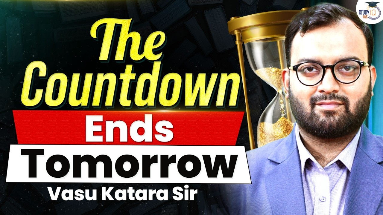 Final Countdown for UPSC 2027 Aspirants | Batch Closes Tomorrow  Make it Live as per your schedule