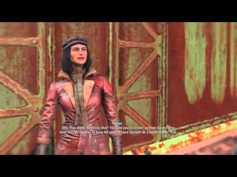 Fallout 4 playthrough part 38 - Arriving at Diamond city! (Meeting Piper + the mayor)