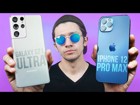 Samsung Galaxy S21 Ultra vs iPhone 12 Pro Max