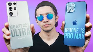 Samsung Galaxy S21 Ultra vs Apple iPhone 12 Pro Max