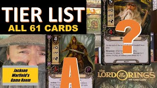 Player Card TIER LIST for The Lord of the Rings LCG Core Set