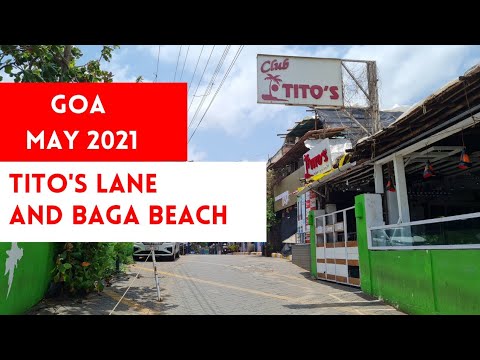 May 2021 Tito's Lane & Baga Beach | Goa Vlog | Baga Beach