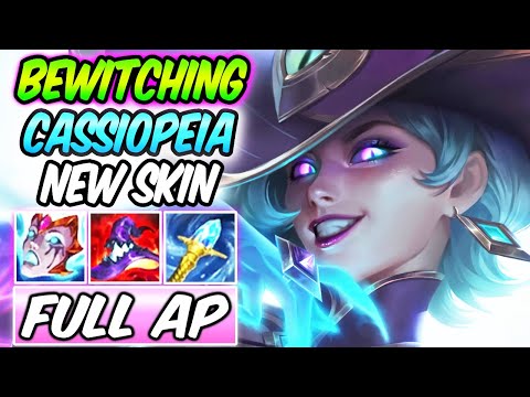 S+ NEW BEWITCHING CASSIOPEIA HALLOWEEN SKIN FULL AP MID GAMEPLAY | Build & Runes | League of Legends