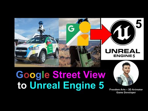 Google Street View 360 to Unreal Engine 5 - Full Tutorial