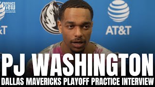 PJ Washington Discusses Dallas Mavs vs. LA Clippers Playoff Series, Playing With Kyrie Irving & Luka