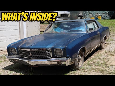 FREE ABANDONED 1970 MONTE CARLO OPENED AFTER 20 YEARS!