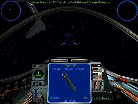 Playthrough of X-Wing vs Tie Fighter Rebel Mission 2 Part 2 - Defend Wounded