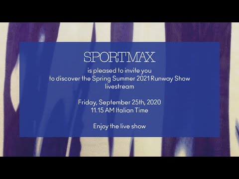 Sportmax SS21 Runway Show