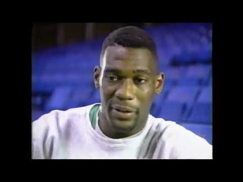Shawn Kemp Pre 1991 Dunk Contest Interview (RARE Dunks)