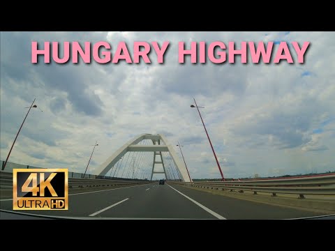 Hungary Highway - Driving through Budapest