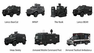Every Type of SWAT Armored Vehicle Explained in 5 Minutes