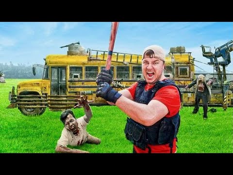 1000 ZOMBIES VS My Zombie BUS (COD Zombies IRL)