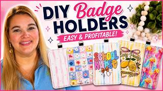 DIY Sublimation Badge Holders | Easy & Profitable Product to Sell!