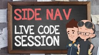 Side Navigation Bar: Live Code Session - Supercharged