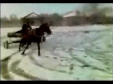 russia drifting /horse/cart