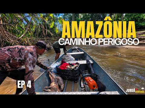 SOBREVIVÊNCIA EXTREMA NA AMAZÔNIA | CAÇADA NOTURNA E A JORNADA DE VOLTA