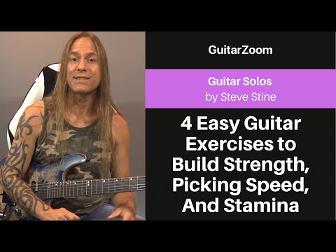 4 Easy Guitar Exercises to Build Strength, Picking Speed, And Stamina | Guitar Solos Workshop