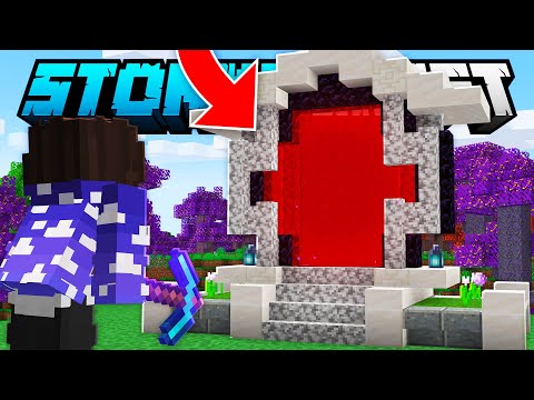 CRIEI UMA NOVA DIMENSÃO ILEGAL no MINECRAFT - STONKSCRAFT