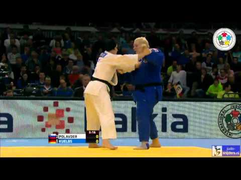 Judo 2014 Grand Prix Dusseldorf: Polavder (SLO) - Kuelbs (GER) [+78kg] bronze