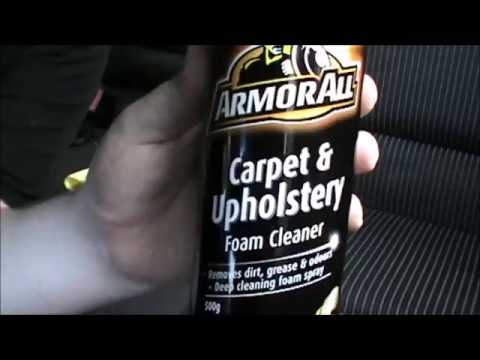 Armor All carpet and upholstery cleaner review.