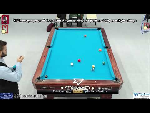 Eklent Kaci (ALB) - Loukatos Dimitris (GRE) Kremlin Cup 10 ball 2019