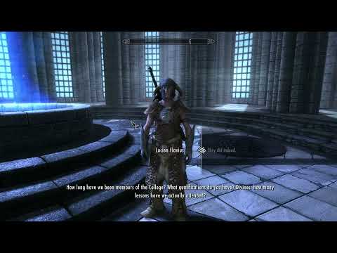 "Lucien Reaction When The Dragonborn Become Arch Mage..."