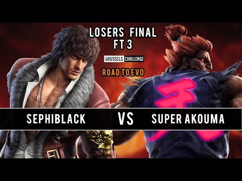 Brussels Challenge - Road to Evo LosersFinal : Sephiblack(Miguel) Vs. SuperAkouma(Akuma)