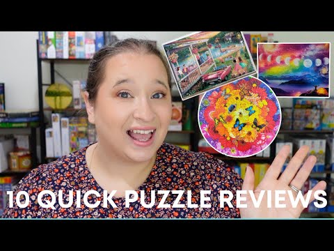 Puzzles I did in June //  Puzzle Reviews